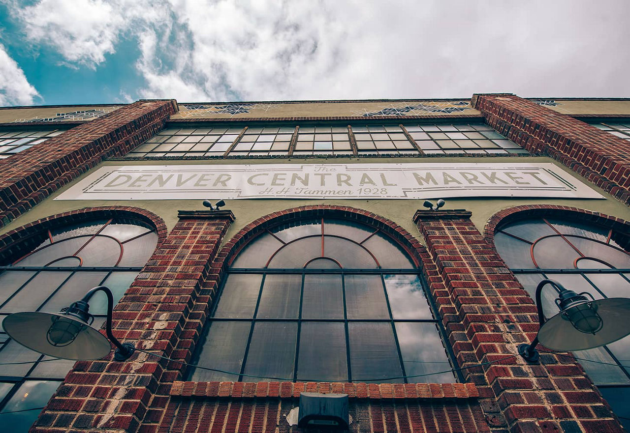 View of the Denver Central Market building