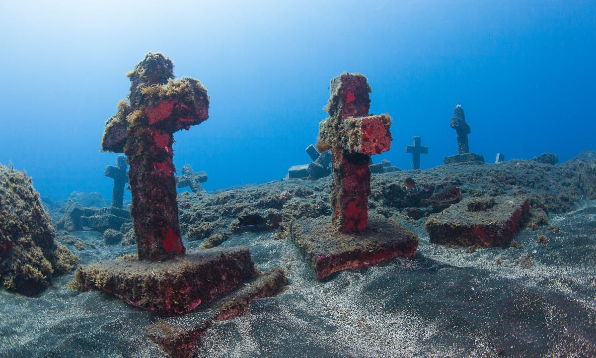 Diving underwater memorial