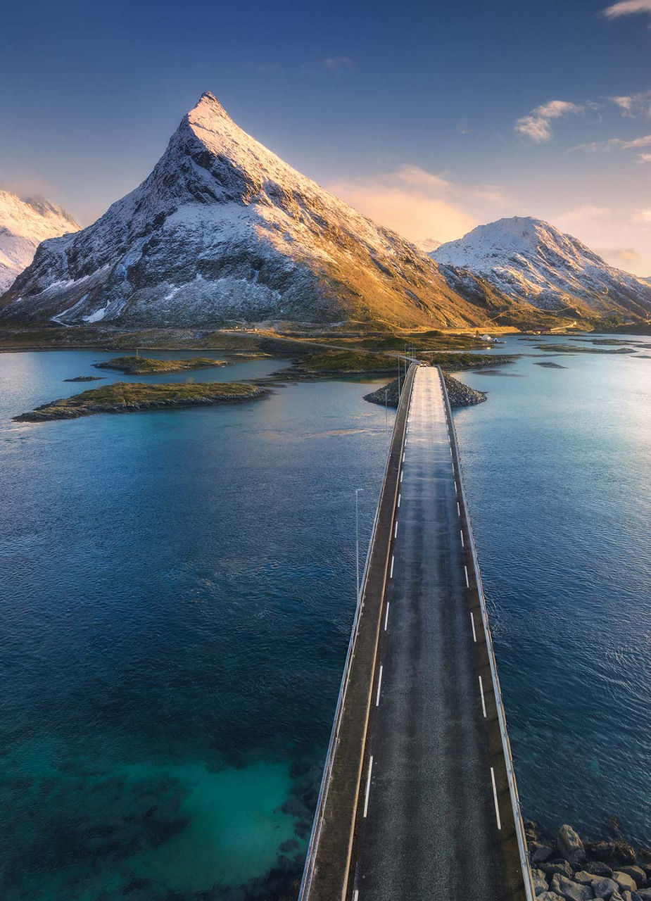 Route vers les îles Lofoten