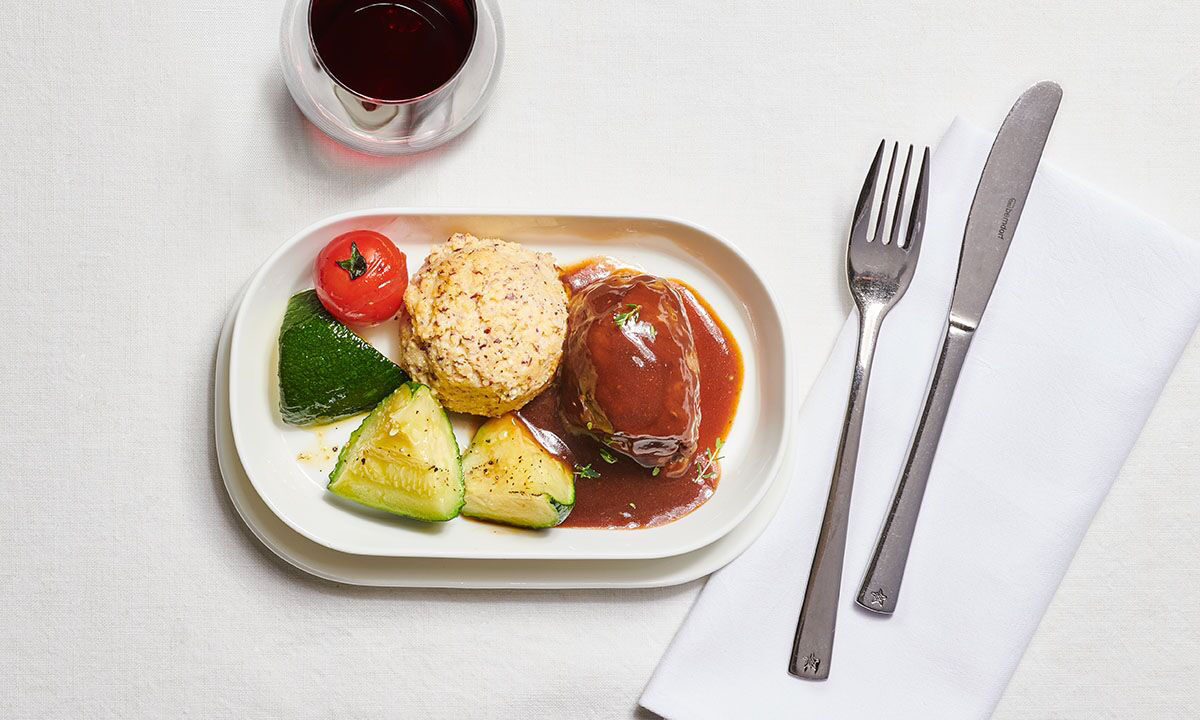 Business meal on short-haul flights