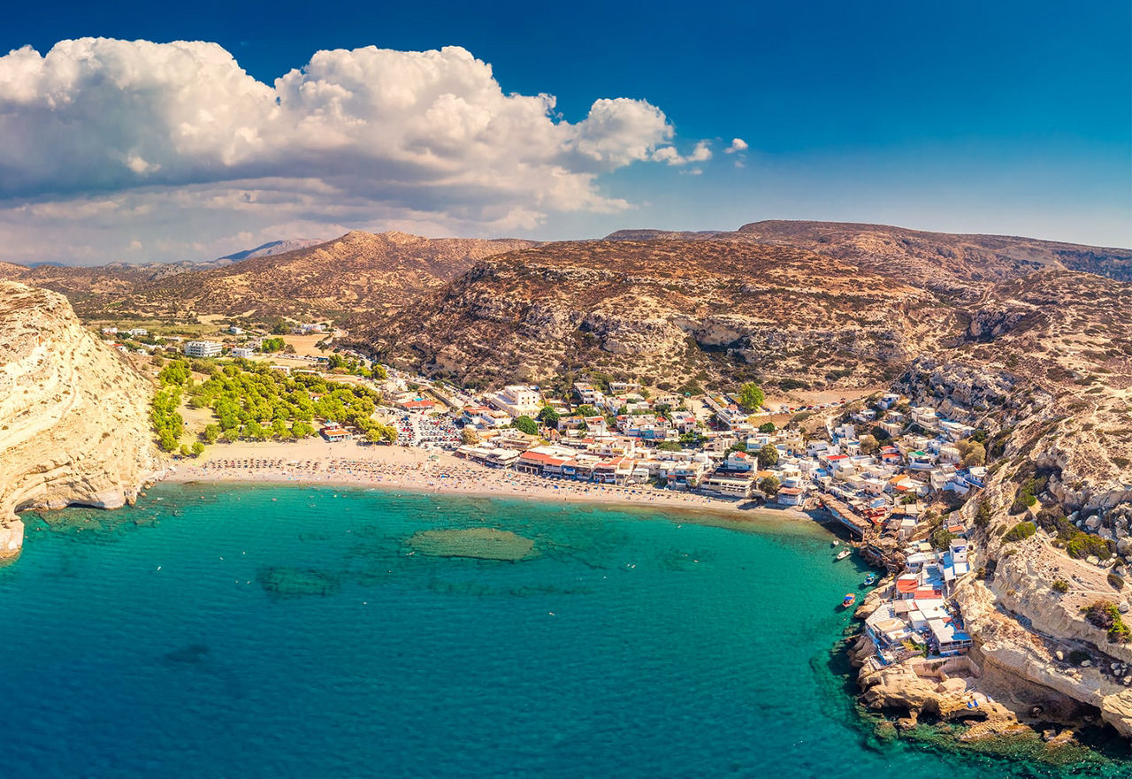 Plage de Matala