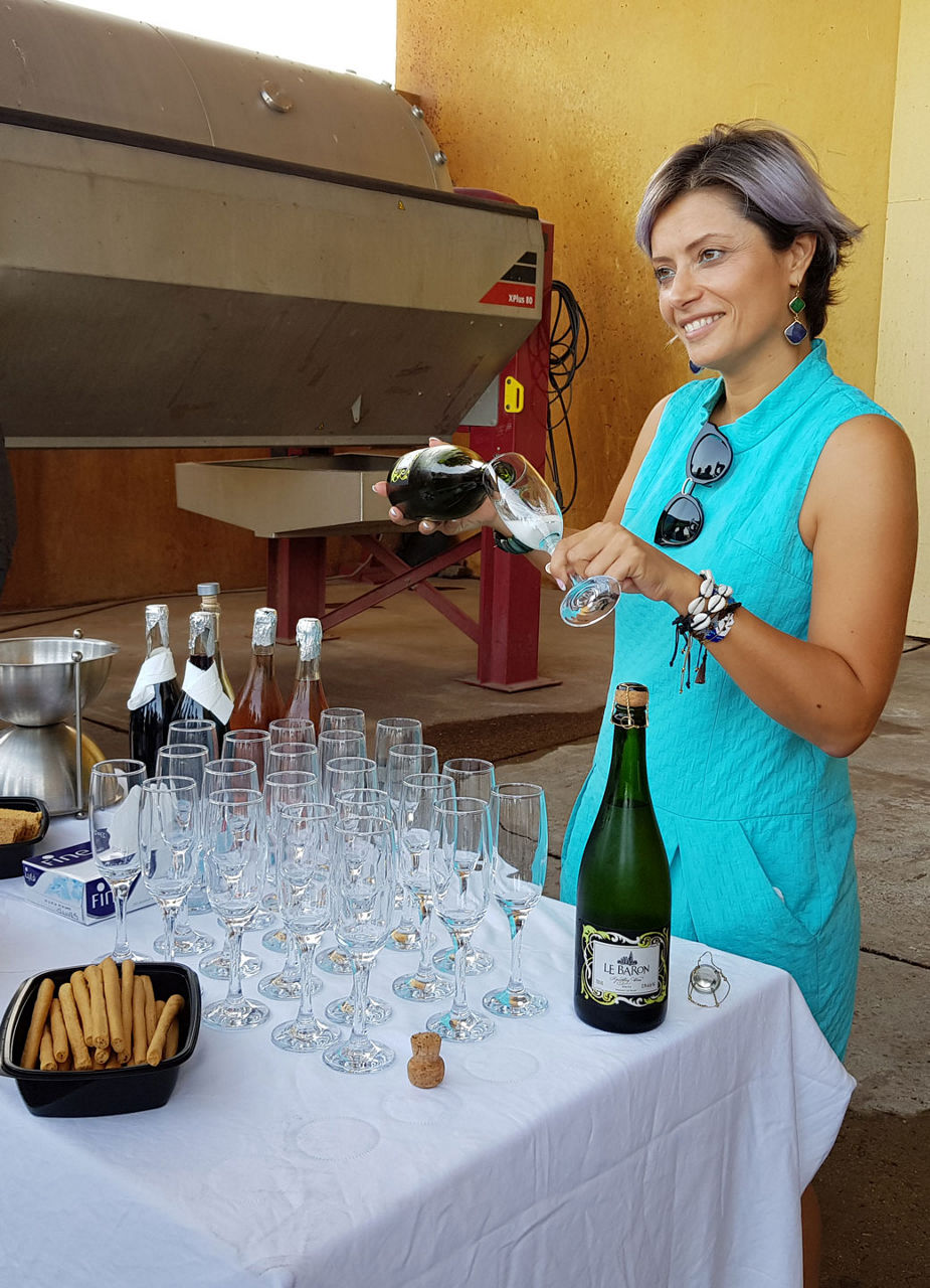 Woman Pouring Wine