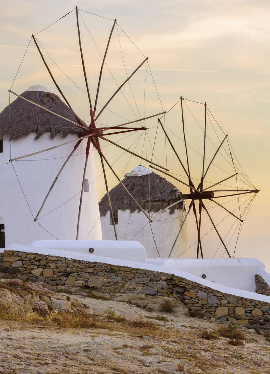 Close up Windmills