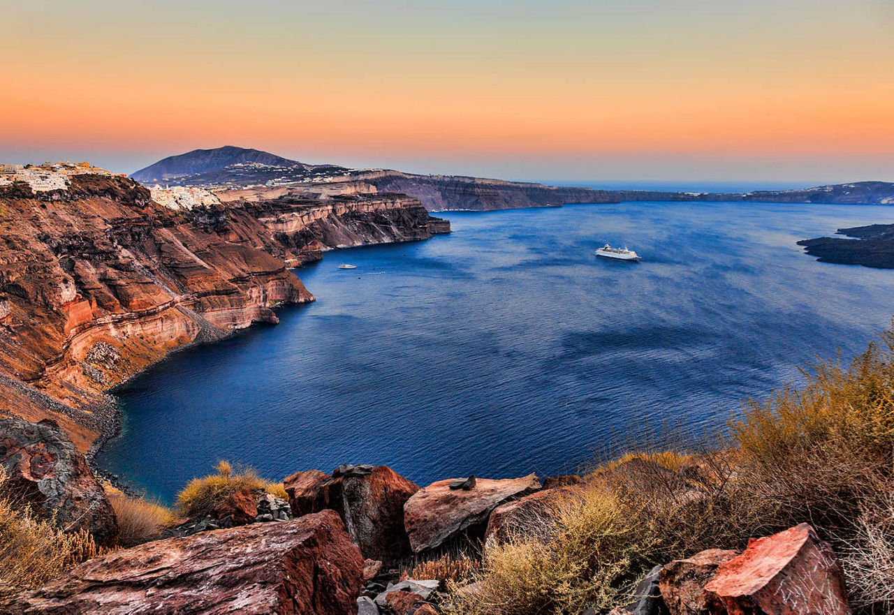 Caldera, Santorin