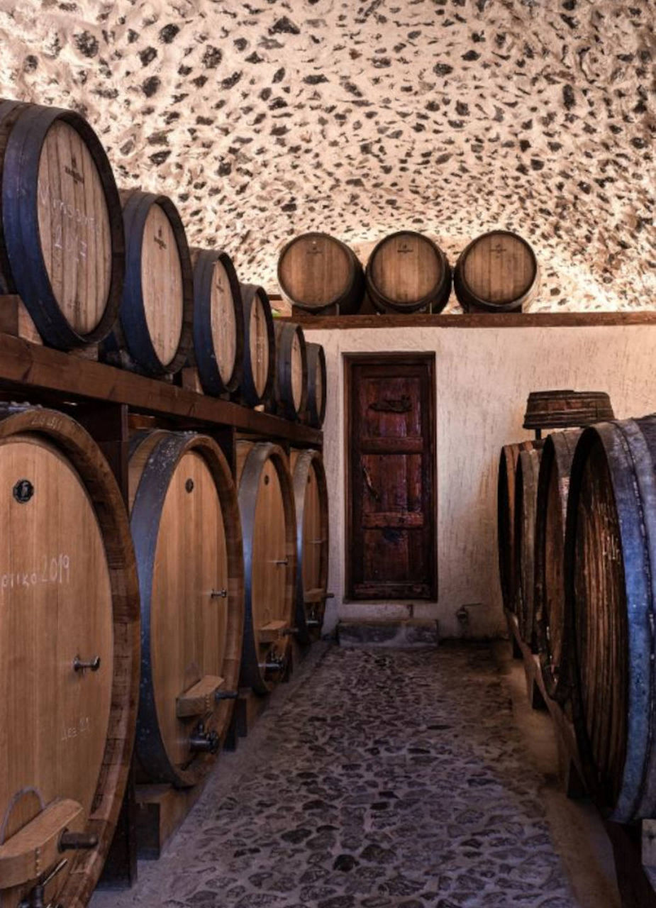 Wineries on Santorini