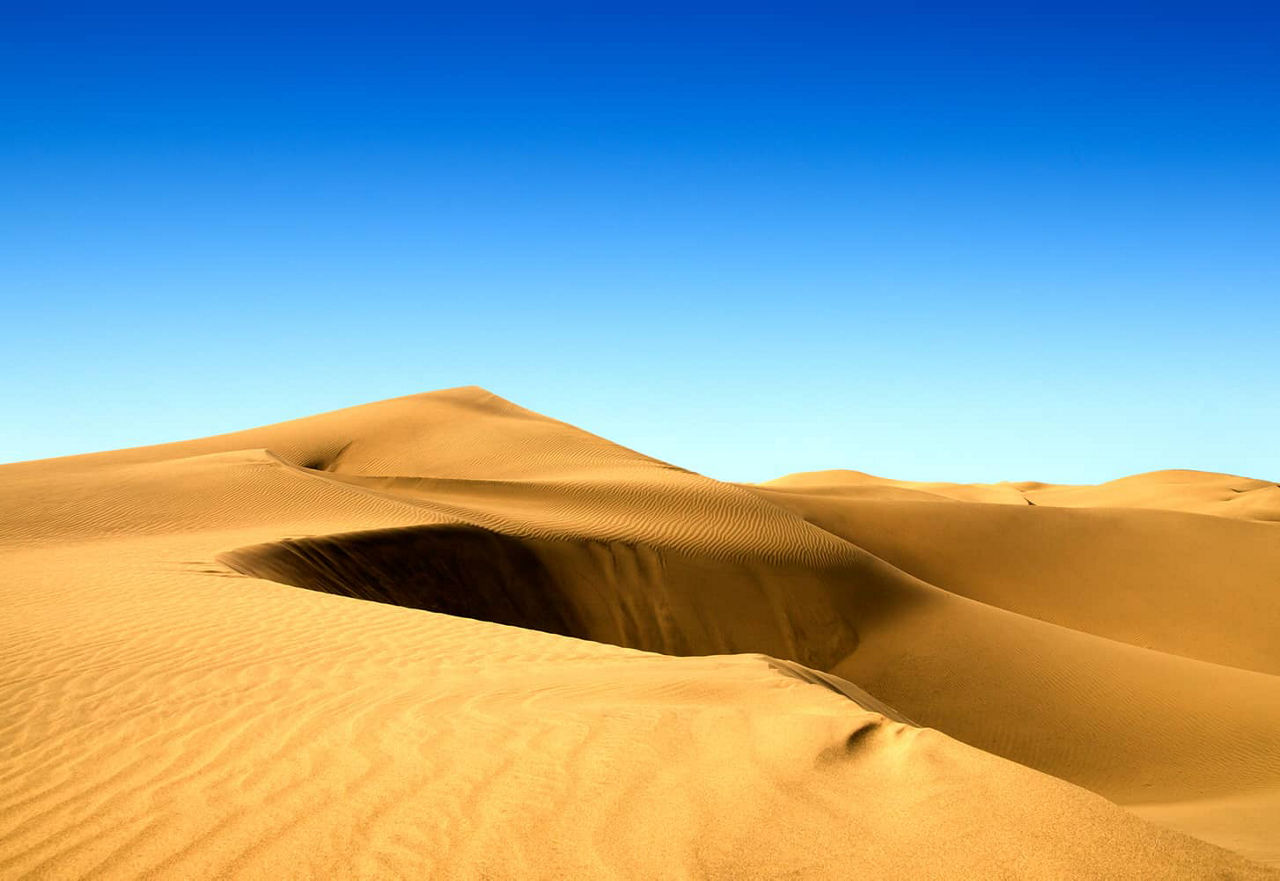 The golden sand dunes of Maspalomas