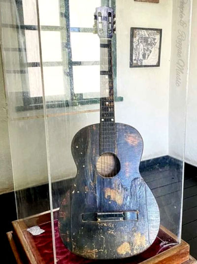 Bob Marleys First Guitar at Trench Town Culture Yard