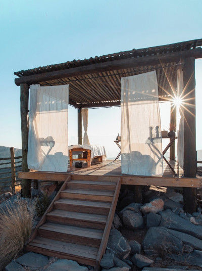 Outdoor Spa Treatment Area