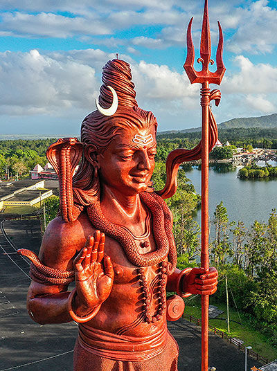 30-metre high colossal statue od Shiva