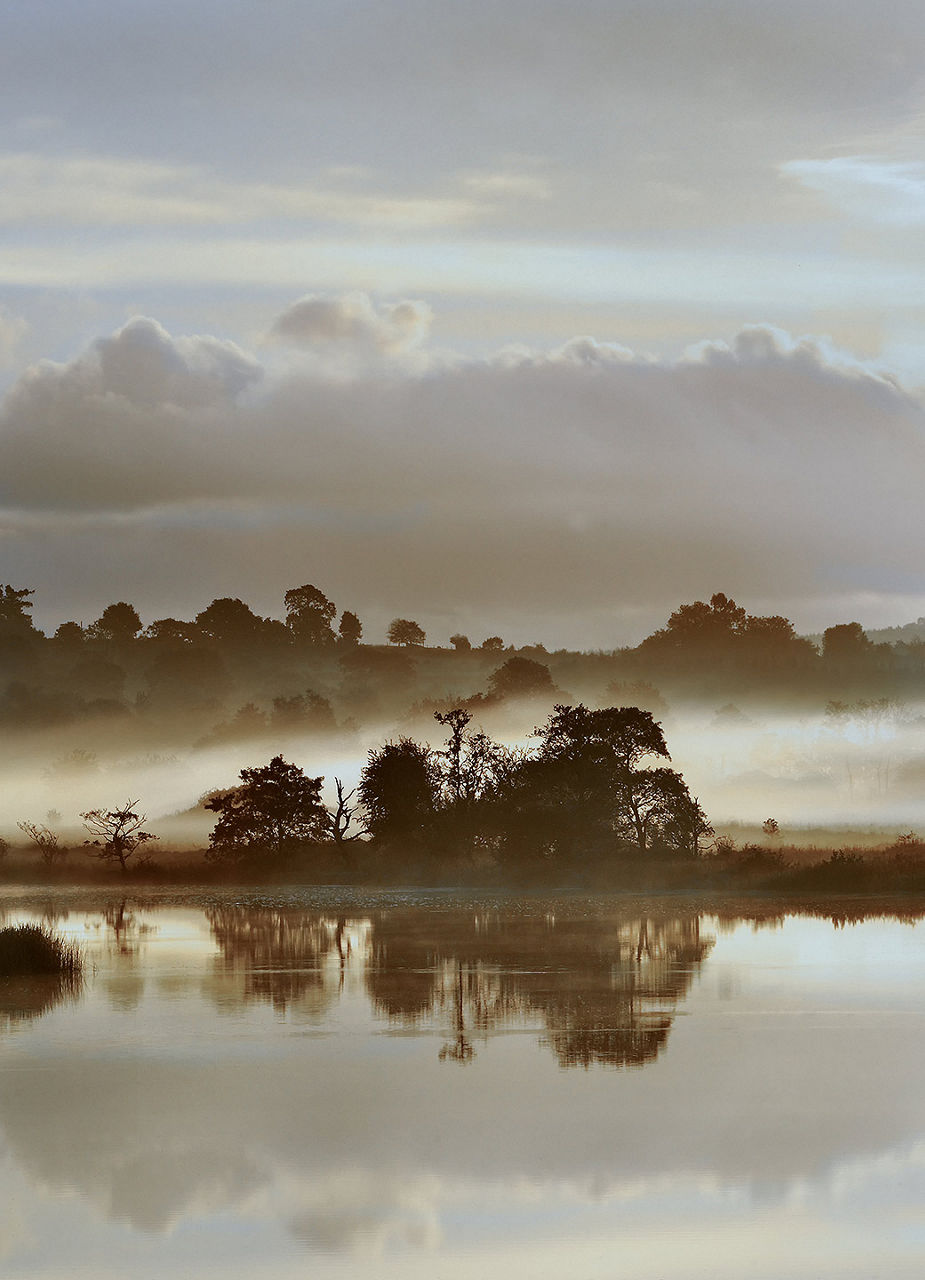 Lac et brouillard