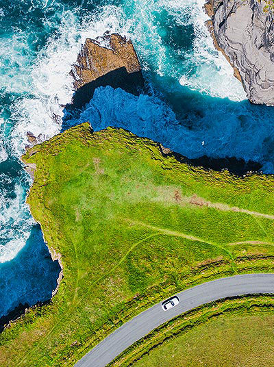 Aerial View of Wild Atlantic Way