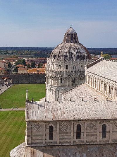 View from top of the leaning tower
