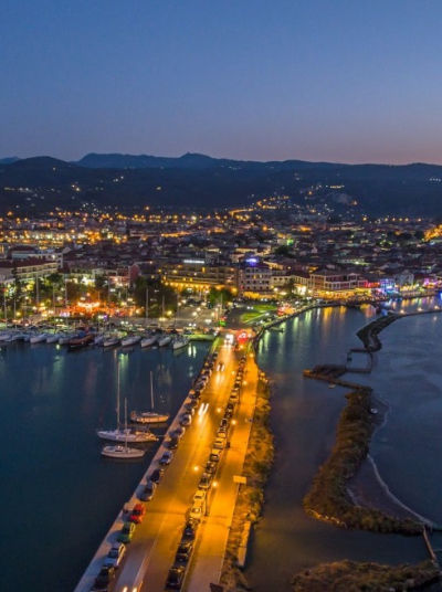 Lefkada Town by Night