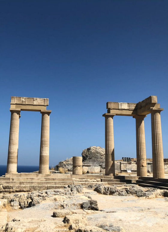 Ruins in Rhodes