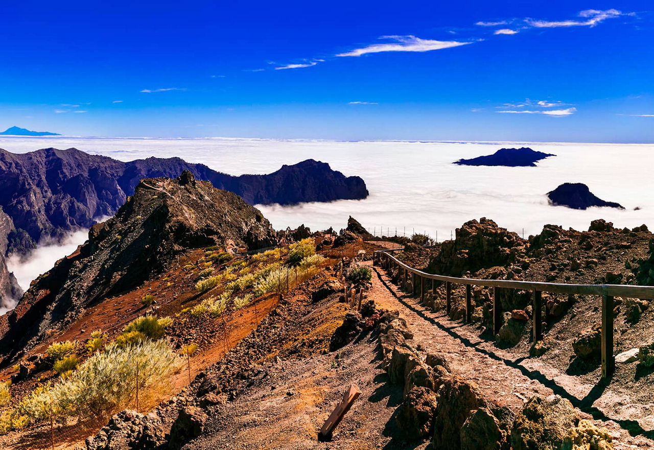 Vue depuis le Roque de los Muchachos, La Palma