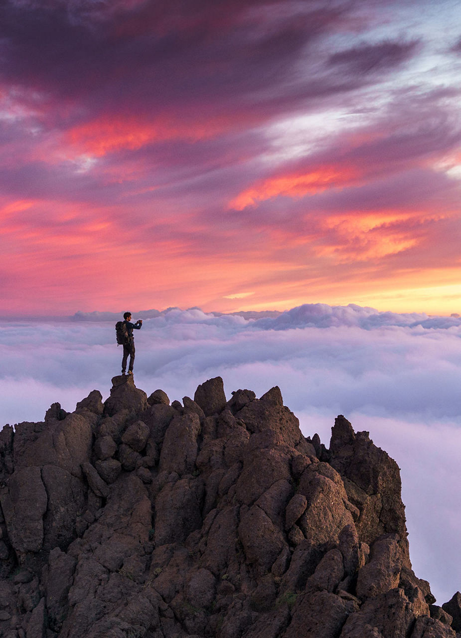 Man hiking