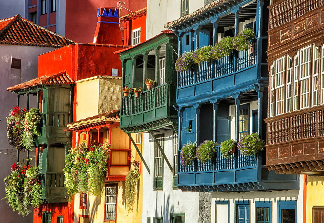 Houses in Santa Cruz, La Palma