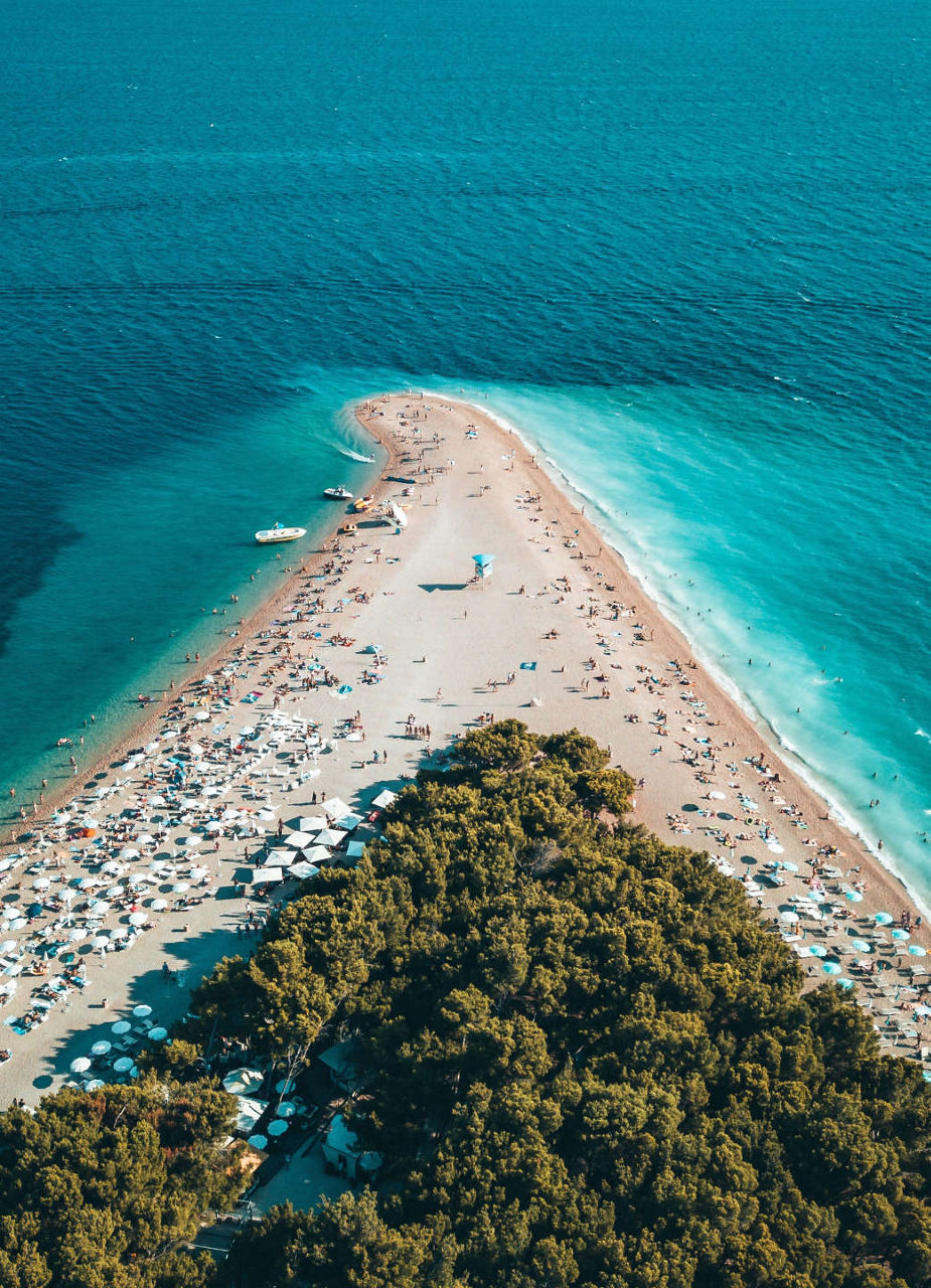 Golden Horn Beach on Brač Island