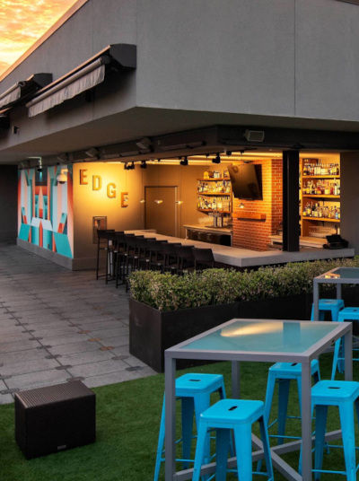 Rooftop Bar “The Edge” at Epicurean Hotel