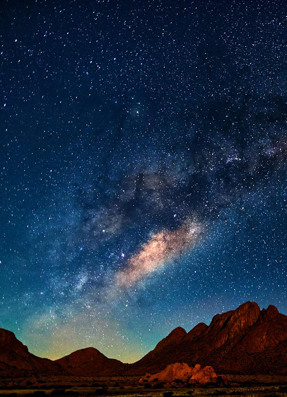 Milky Way over the desert 