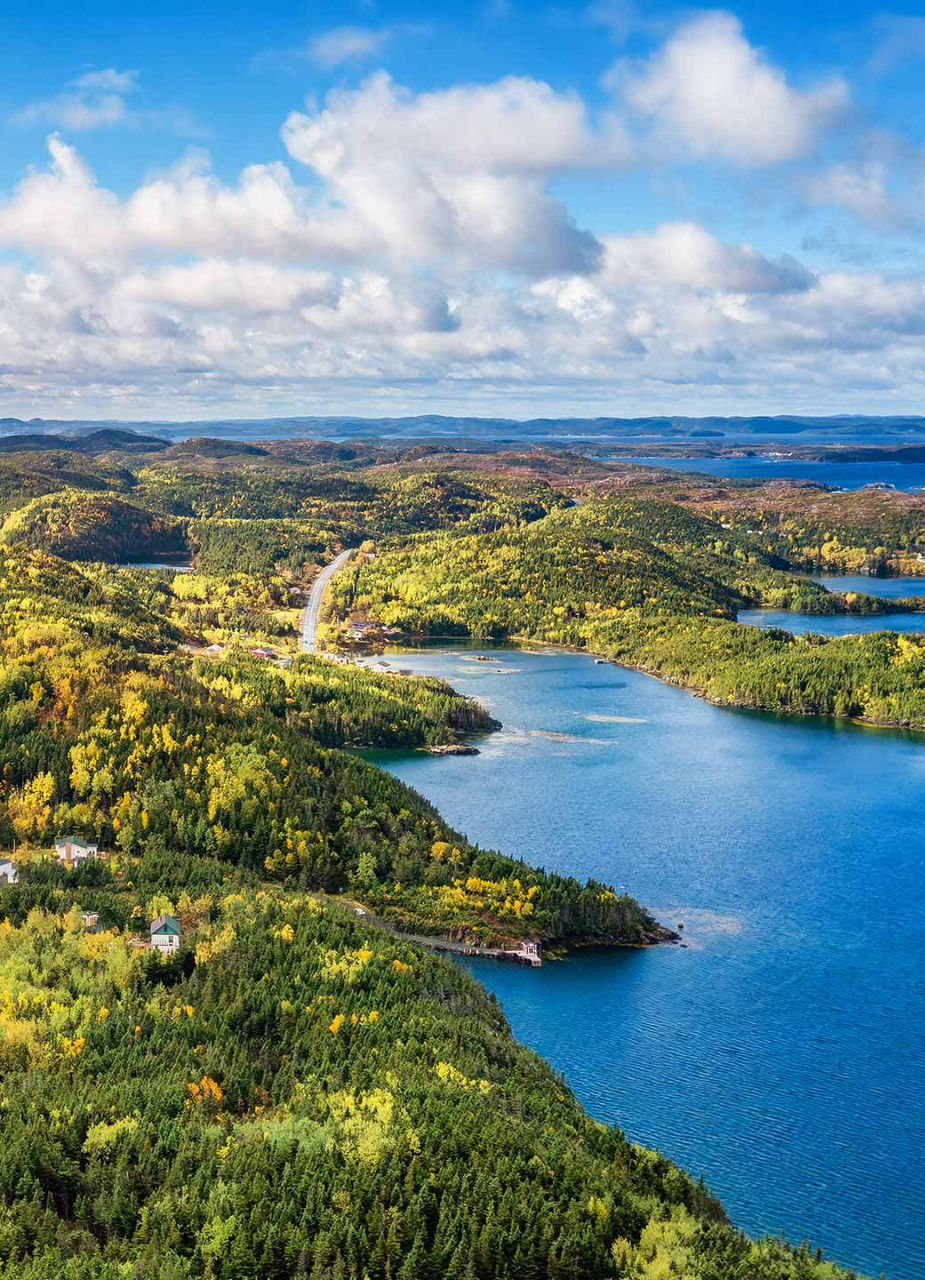 Fjord à Terre-Neuve