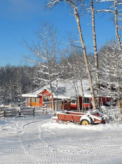 Ranch house in Canada