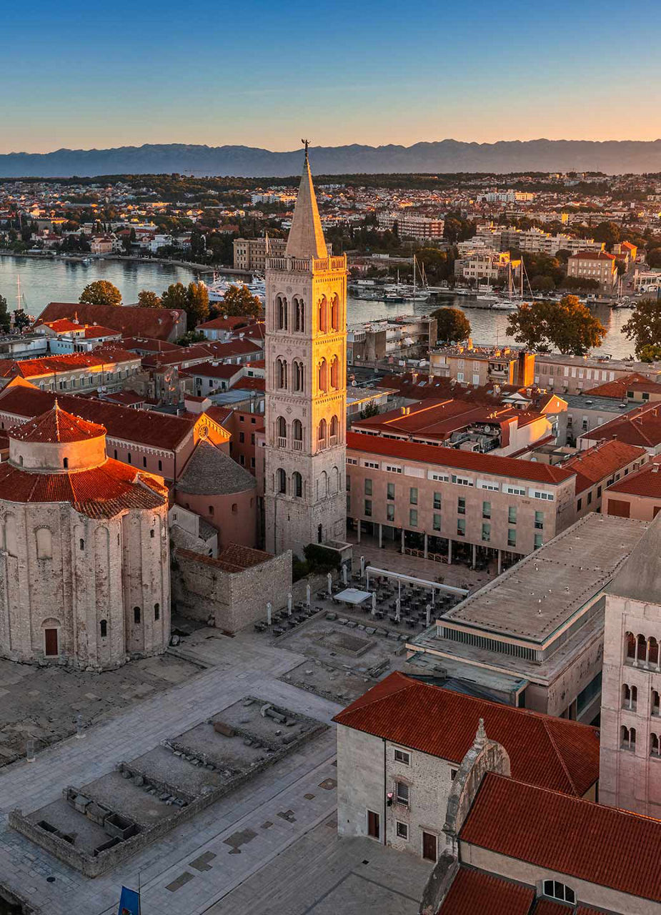 La vieille ville de Zadar