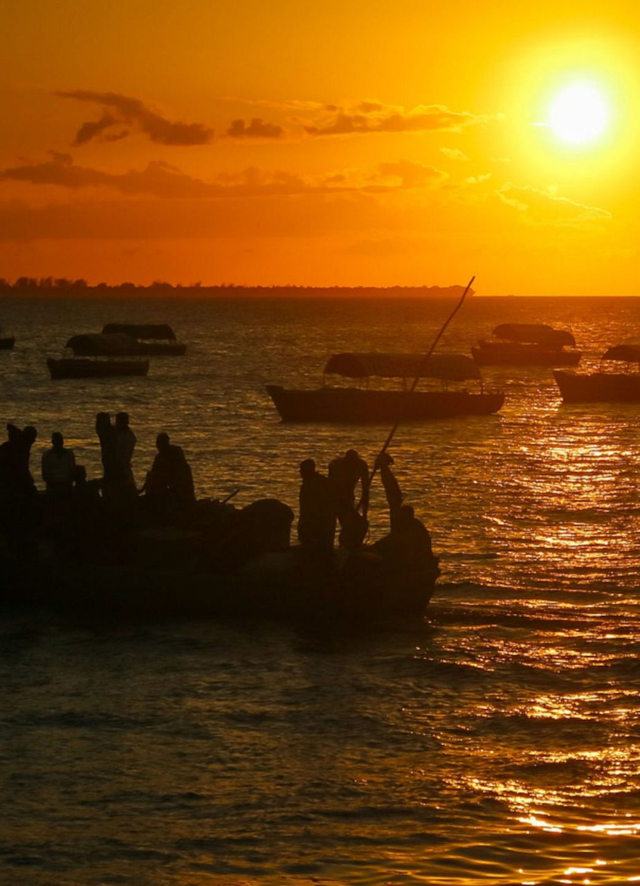 Sunset in Zanzibar