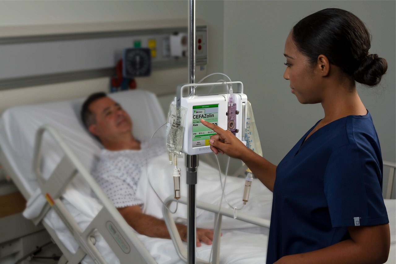 Ivenix Infusion System in hospital