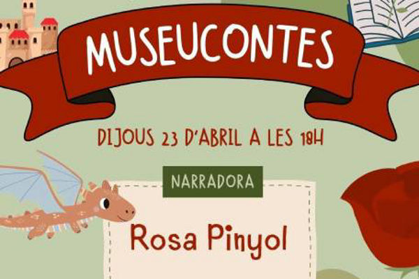 Cartell del Museucontes - Especial Sant Jordi