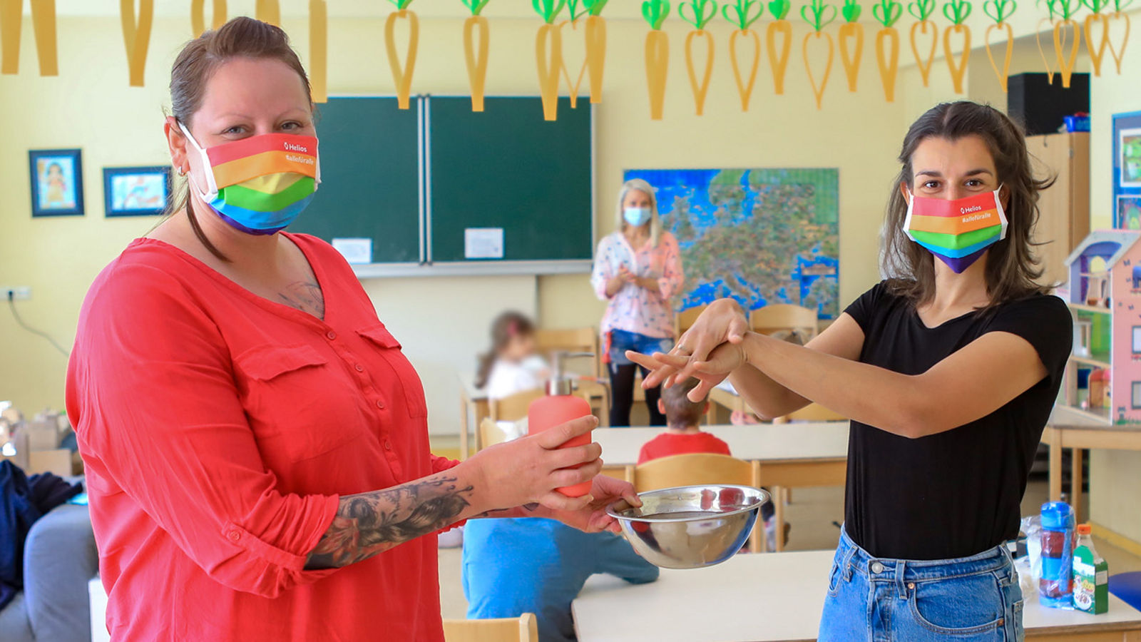 Helios Klinikum Berlin-Buch gibt in Schulen Hygienetipps für Kids 