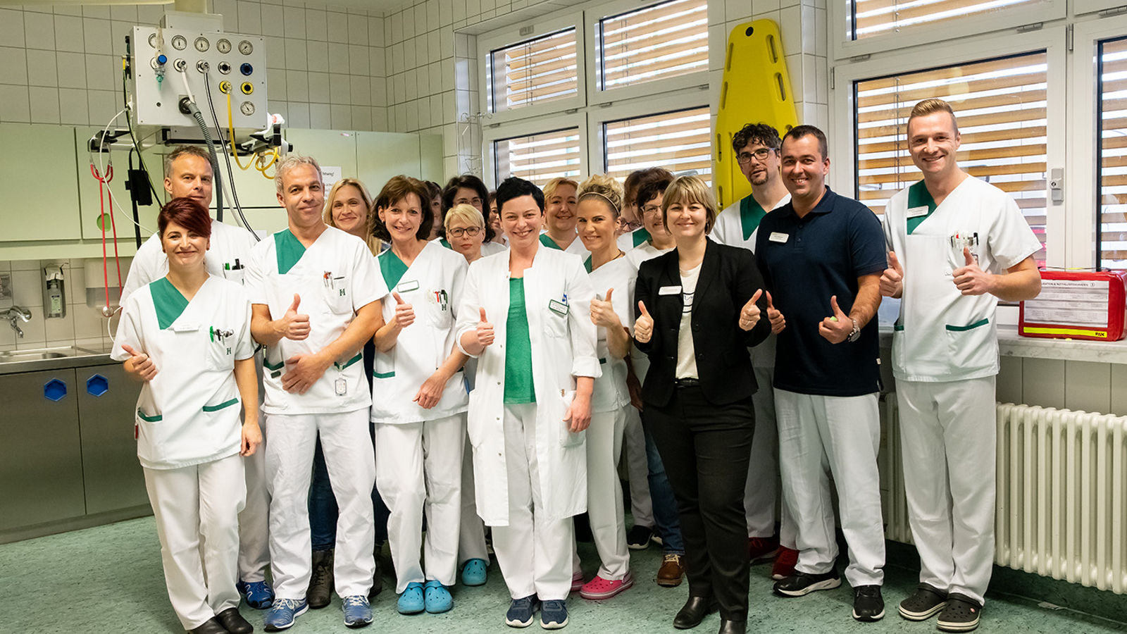 Das Team der Zentralen Notaufnahme setzt auf Qualifizierung: Mitarbeiter haben Weiterbildung erfolgreich absolviert