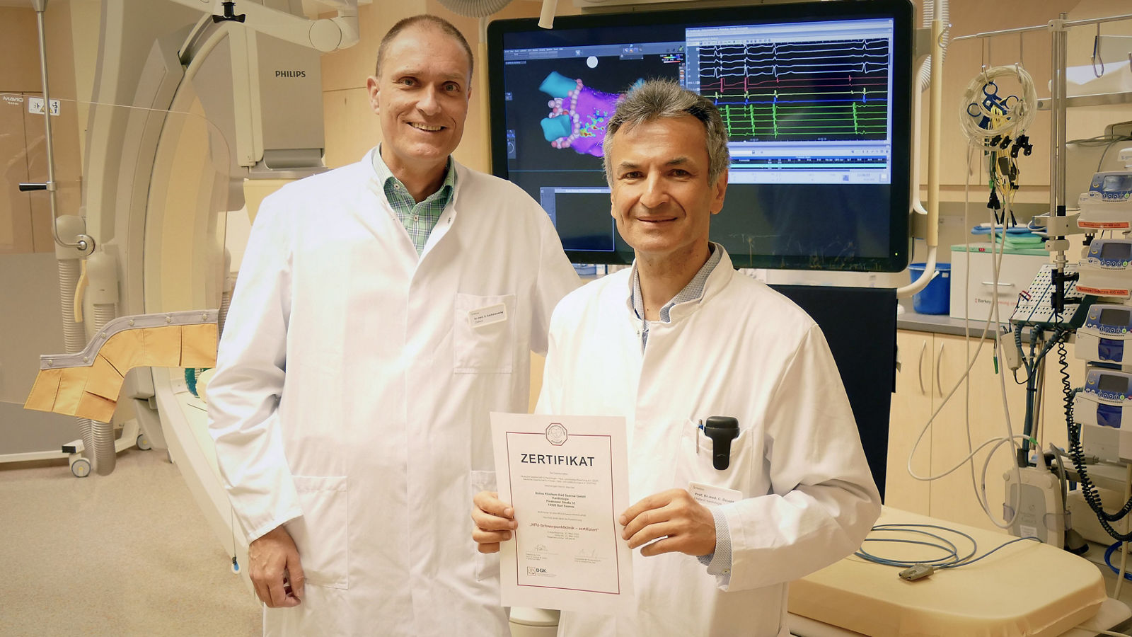 Helios Klinikum Bad Saarow als Schwerpunktklinik für die Behandlung von Herzschwäche zertifiziert