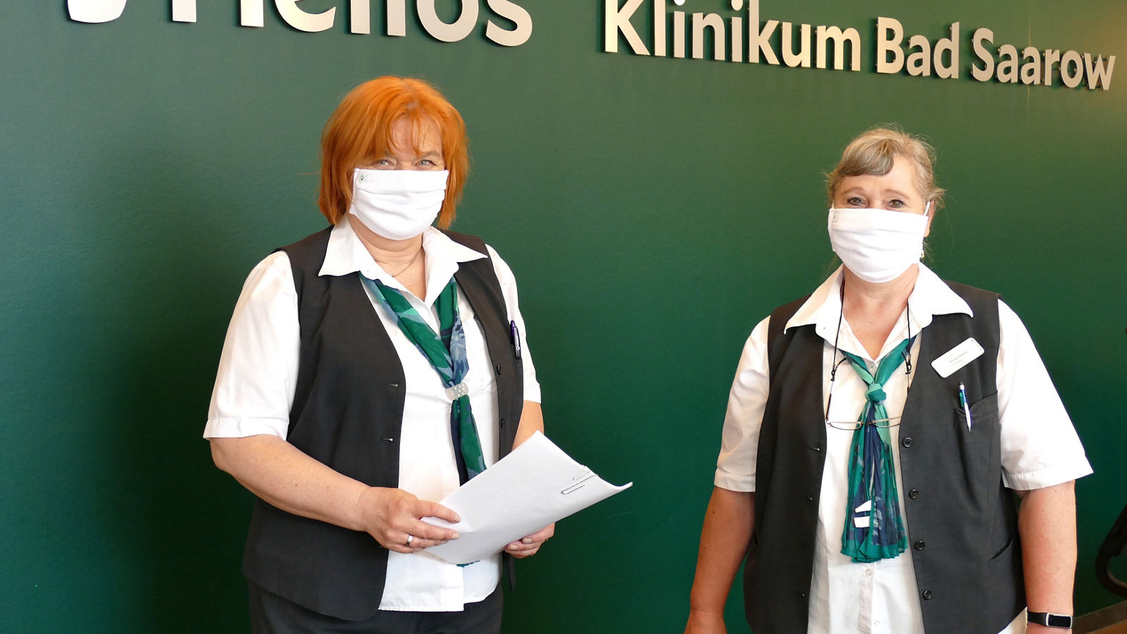 Maskenpflicht für alle im Helios Klinikum Bad Saarow