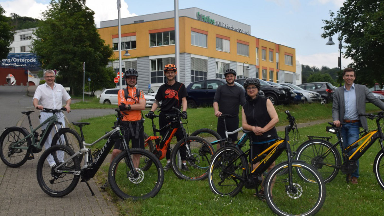 Helios Klinik Herzberg/Osterode finanziert Fahrräder für Mitarbeiter