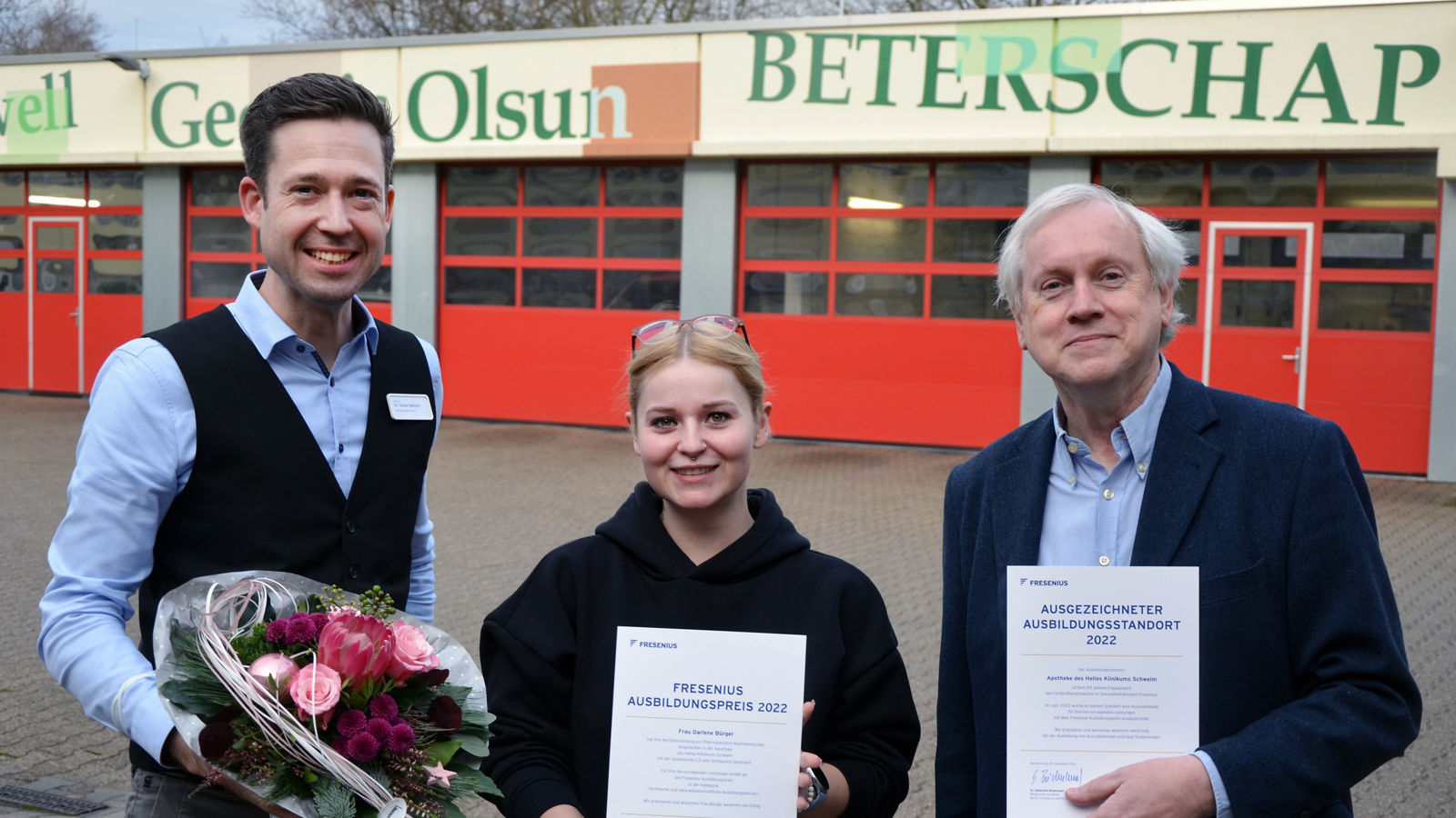 Darlene Bürger erhält Fresenius Ausbildungspreis für herausragende Leistung