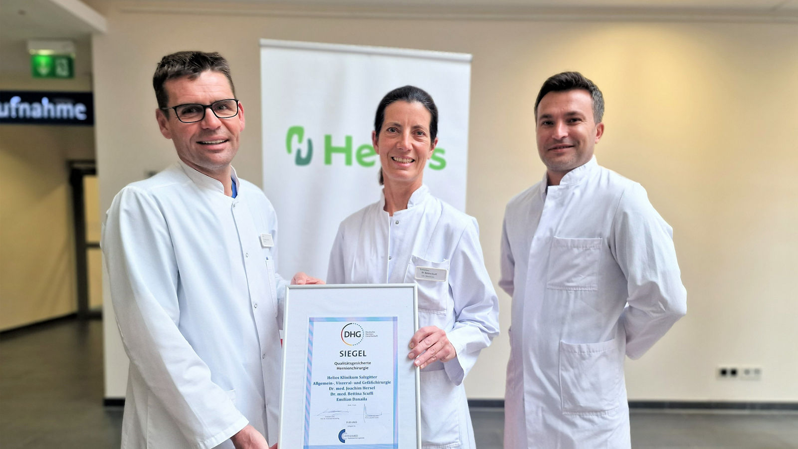 Hernienchirurgie am Helios Klinikum Salzgitter mit Auszeichnung