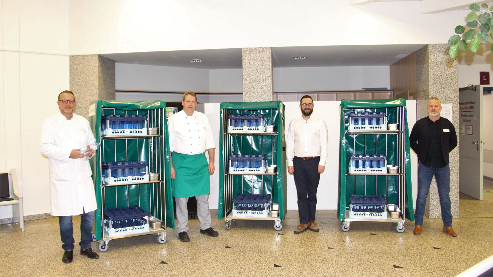 Neuer Alltag in der Helios Klinik Cuxhaven: Mit Mehrwegflaschen die Umwelt schützen