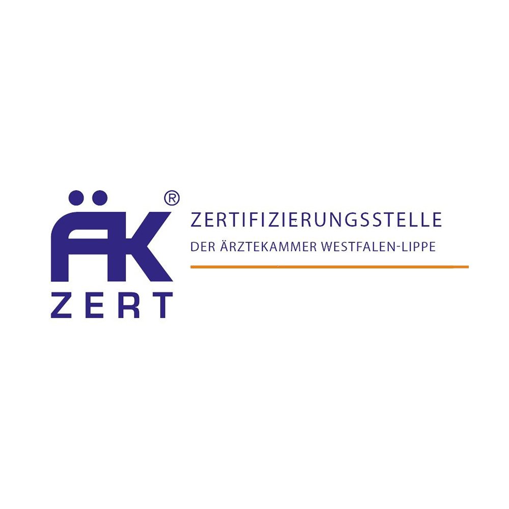 Logo - ÄKzert-Zertifizierungsstelle - Der Ärztekammer Westfalen-Lippe