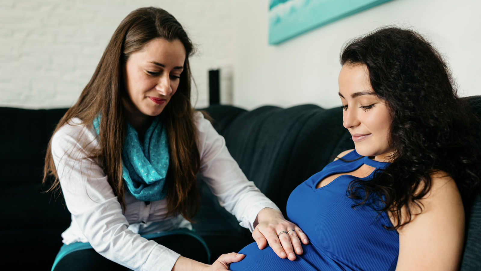 Check up with a midwife at home