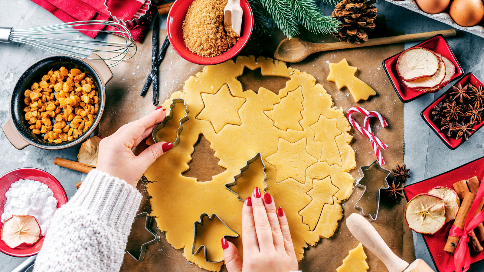 Weihnachtkekse (selbst gebacken)