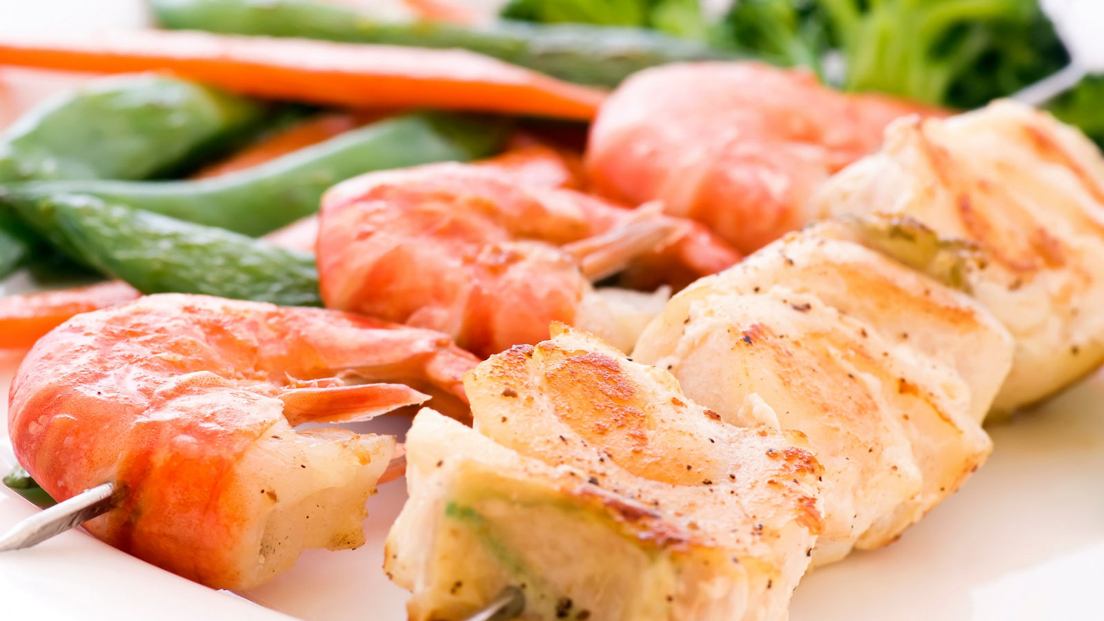 Meeresfrüchte Spieße