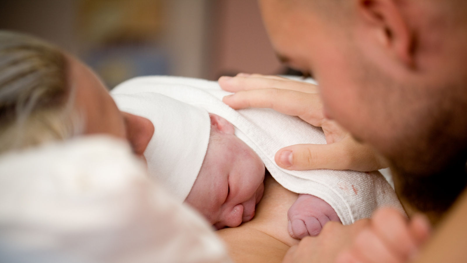 Newborn baby girl