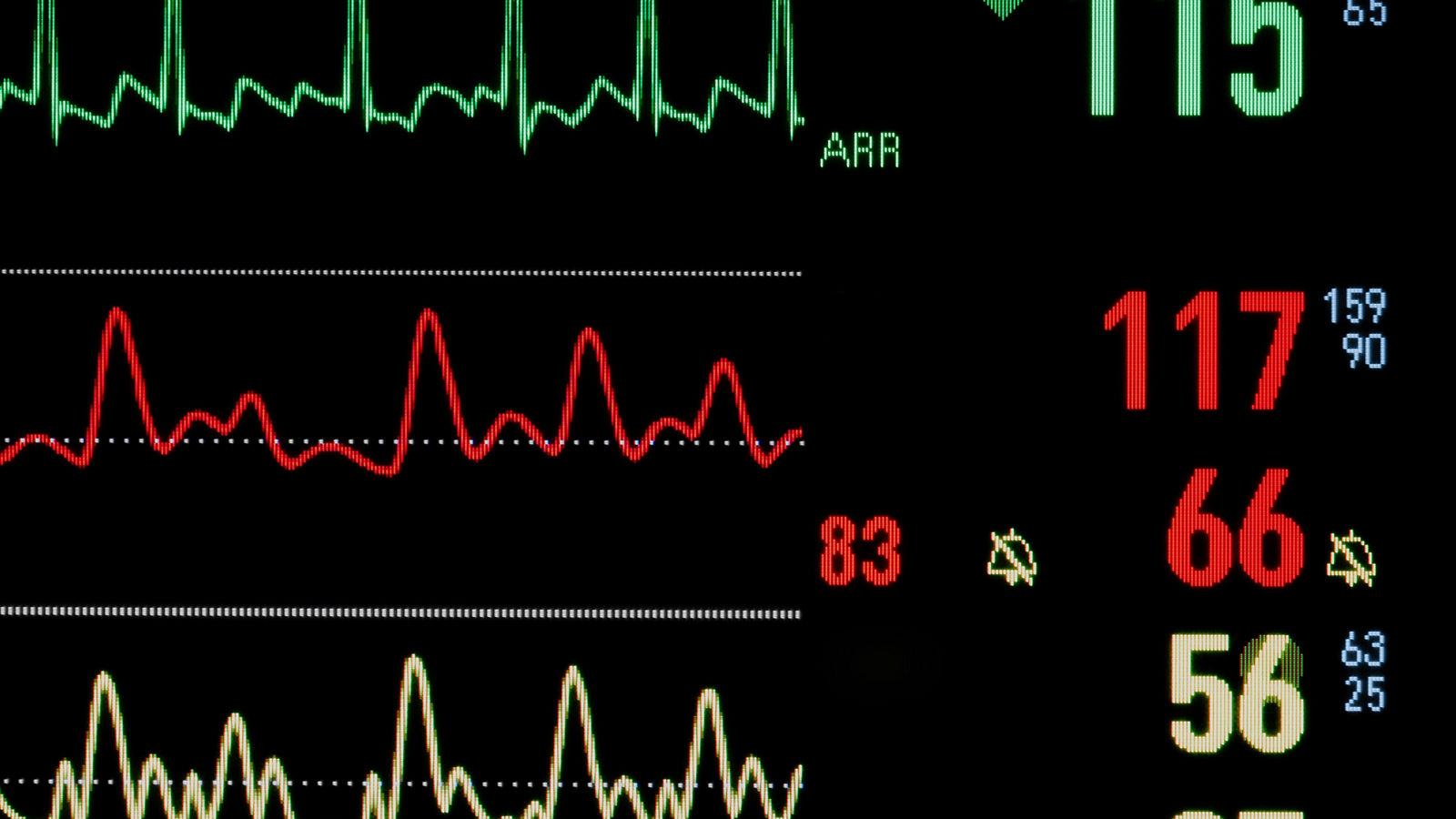 Medical Monitor. Close-up photos.