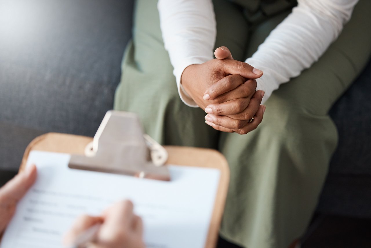 Patientin im Arztgespräch