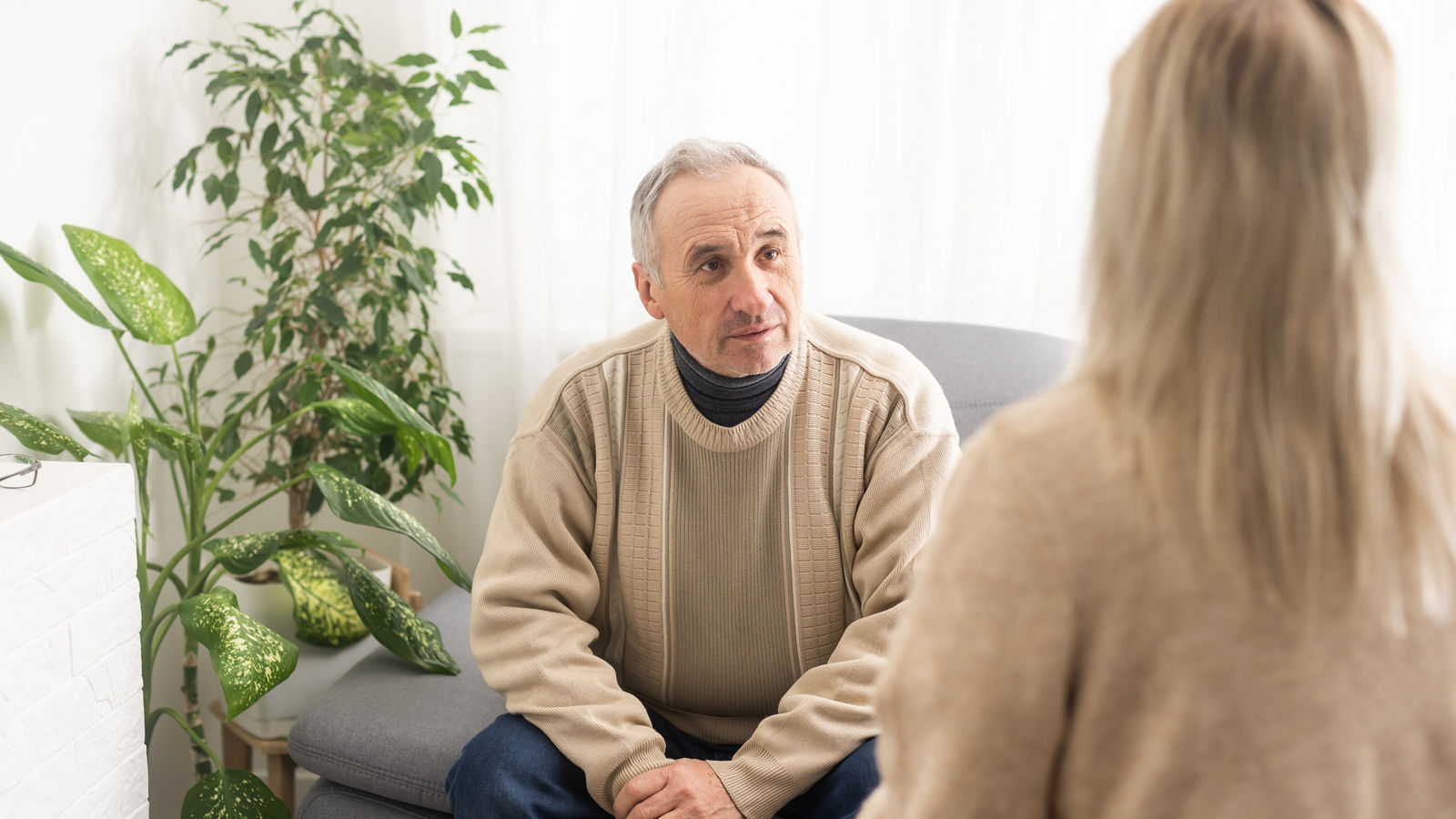 Patient bei Therapiesitzung