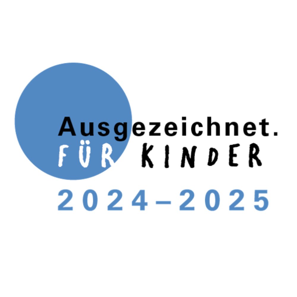 Logo AfK 2024/25 Ausgezeichnet für Kinder