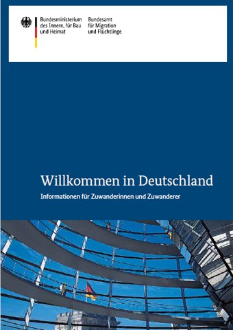 Willkommen in Deutschland - Boschüre des BAMF