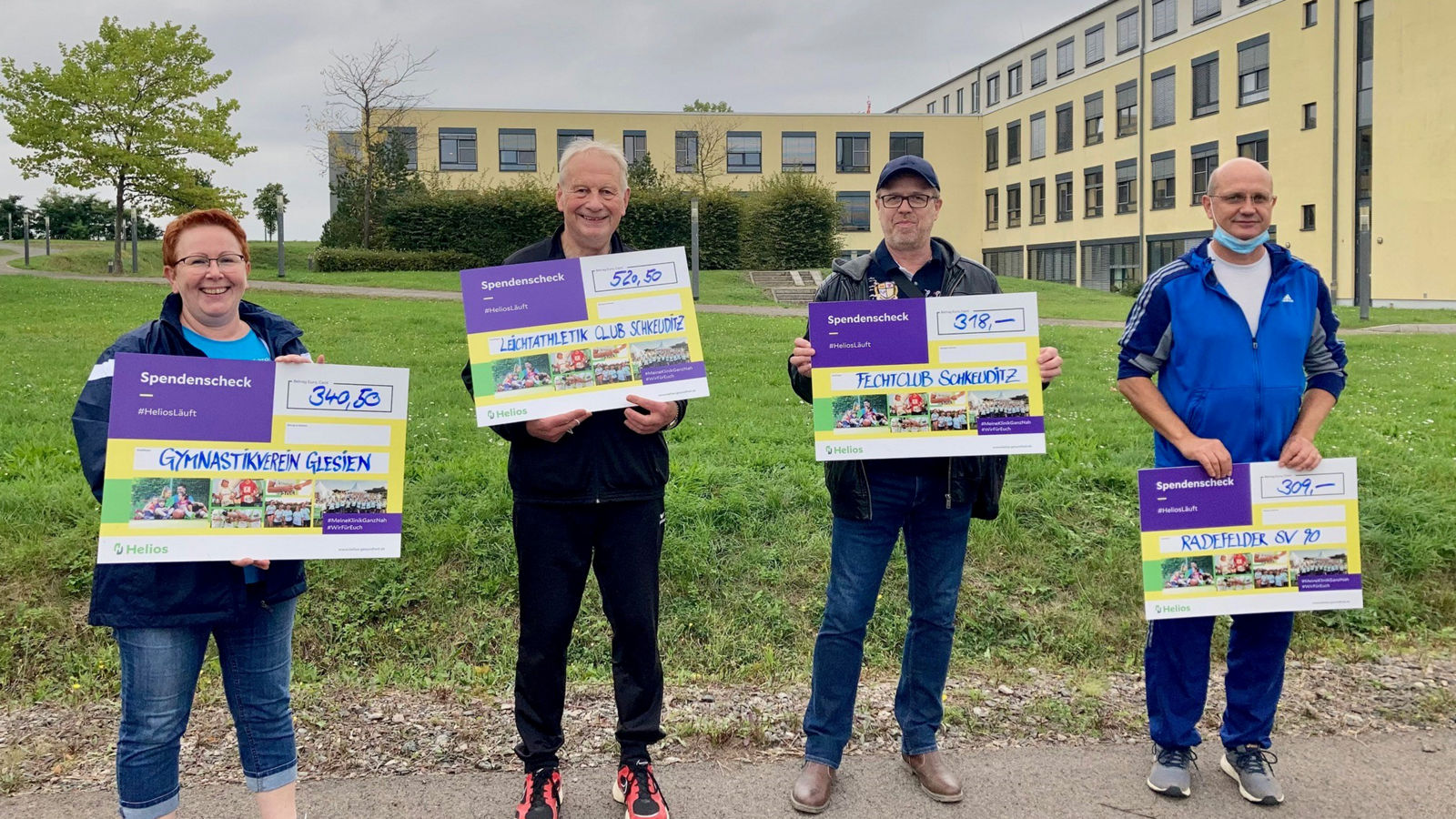 Helios Klinik Schkeuditz spendet für lokale Sportvereine
