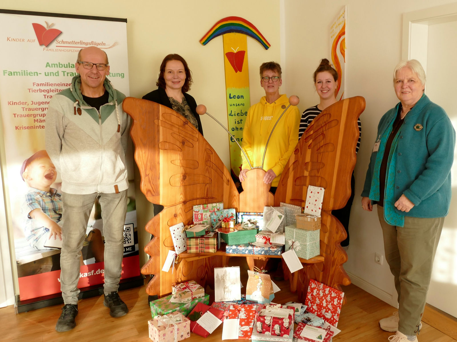 Tolle Klinikaktion für den Verein Kinder auf Schmetterlingsflügeln 
